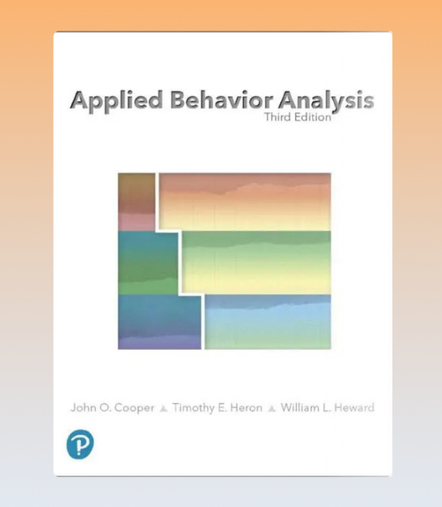 Applied Behavior Analysis 3rd Edition
